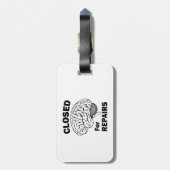 Gehirn für Reparaturen geschlossen Gepäckanhänger (Rückseite vertikal)