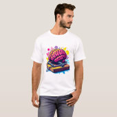 Gehirn gefangen in einer Mausefalle - Denken Sie z T-Shirt (Vorne ganz)