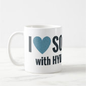 Gehirn-Herz Kaffeetasse (Links)