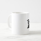 Gehirn Hieroglyphics Kaffeetasse (Vorderseite Links)