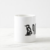 Gehirn Hieroglyphics Kaffeetasse (Mittel)