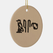 Gehirn Hieroglyphics Keramikornament (Rechts)