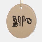 Gehirn Hieroglyphics Keramikornament (Links)