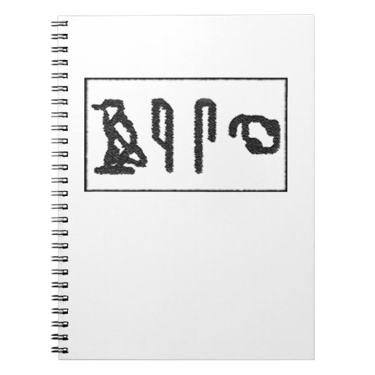 Gehirn Hieroglyphics Notizblock (Vorderseite)