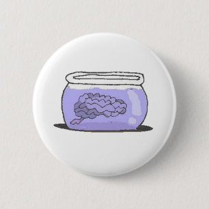Gehirn im fishbowl button