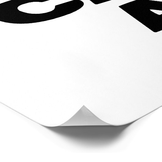 Gehirn ist voll kann nicht mehr denken (Gehirnanat Poster (Ecke)