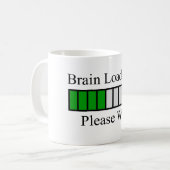 Gehirn-Laden-Bar Kaffeetasse (Vorderseite Links)