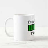 Gehirn-Laden-Bar Kaffeetasse (Links)