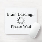 Gehirn-Laden-Kreis Mousepad (Mit Mouse)