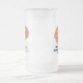 Gehirn-Laden Mattglas Bierglas (Mittel)