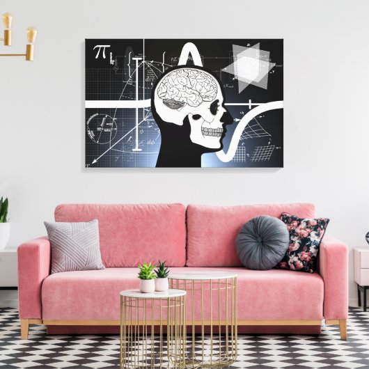 Gehirn Leinwanddruck (Insitu (Wohnzimmer))