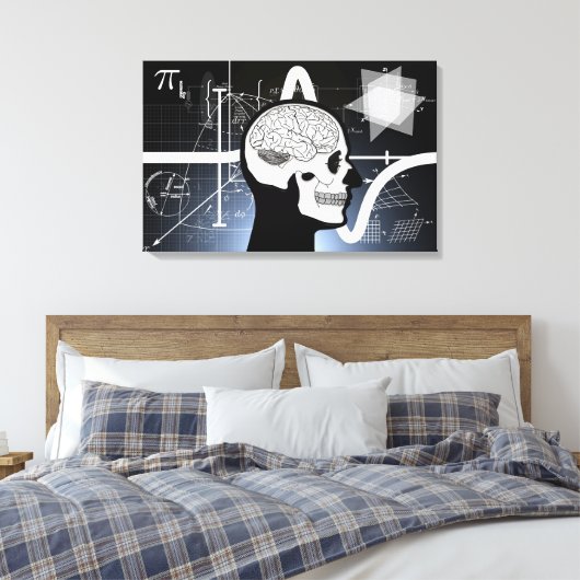 Gehirn Leinwanddruck (Insitu (Schlafzimmer))