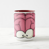 Gehirn mit der Augen-Tasse Tasse (Zentrum)