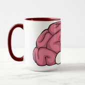 Gehirn mit der Augen-Tasse Tasse (Links)
