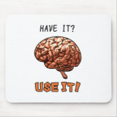 Gehirn Mousepad (Vorne)