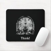 Gehirn MRI, Kranzscheibe Mousepad (Mit Mouse)