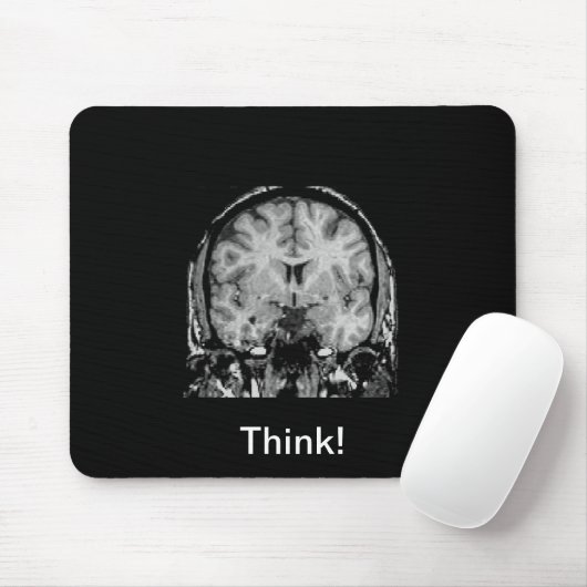 Gehirn MRI, Kranzscheibe Mousepad (Mit Mouse)