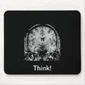 Gehirn MRI, Kranzscheibe Mousepad (Vorne)