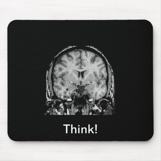 Gehirn MRI, Kranzscheibe Mousepad (Vorne)