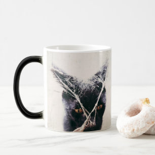 Gehirn-Nebel-Pfeiler-Netzkitty-Kaffee-Tasse Verwandlungstasse