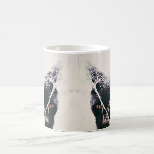 Gehirn-Nebel-Pfeiler-Netzkitty-Kaffee-Tasse Verwandlungstasse (Mittel)