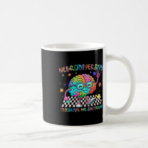 Gehirn-Neurovielfalt feiert die SpektrumsAutismus Kaffeetasse