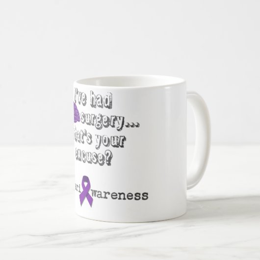 Gehirn-Operation Kaffeetasse (VorderseiteRechts)