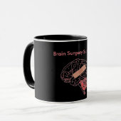 Gehirn-Operations-Überlebend-Tasse Tasse (Vorderseite Links)