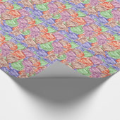 Gehirn-Papier 2 Geschenkpapier (Ecke)