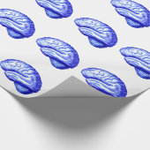 Gehirn-Papier 5 Geschenkpapier (Ecke)