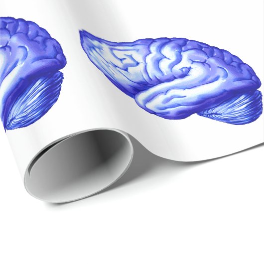 Gehirn-Papier 5 Geschenkpapier (Rolleneckpunkt)