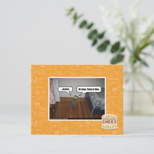 Gehirn Postkarte (Stehend Vorderseite)