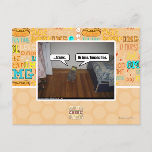 Gehirn Postkarte (Vorderseite)