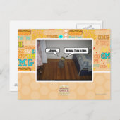 Gehirn Postkarte (Vorne/Hinten)