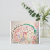 Gehirn Postkarte (Stehend Vorderseite)