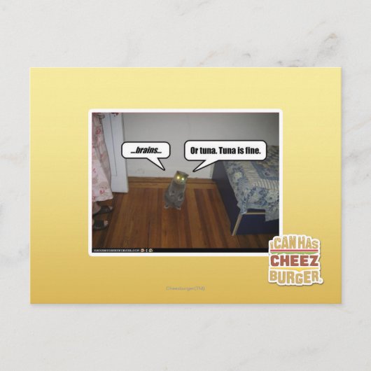 Gehirn Postkarte (Vorderseite)