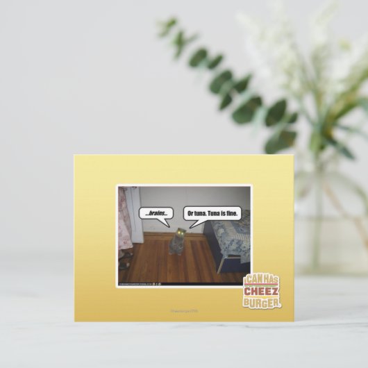 Gehirn Postkarte (Stehend Vorderseite)