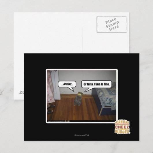 Gehirn Postkarte (Vorne/Hinten)