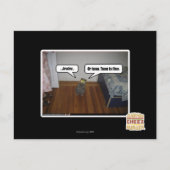 Gehirn Postkarte (Vorderseite)