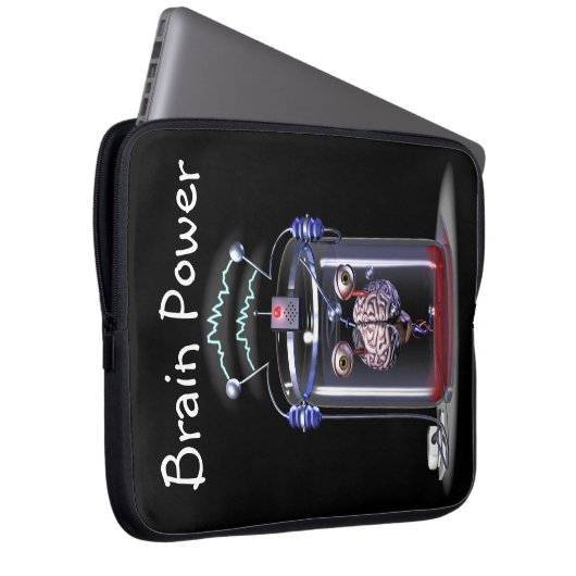 Gehirn-Power-Laptop-Hülsen Laptopschutzhülle (Vorne Rechts)