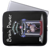 Gehirn-Power-Laptop-Hülsen Laptopschutzhülle (Vorderseite)