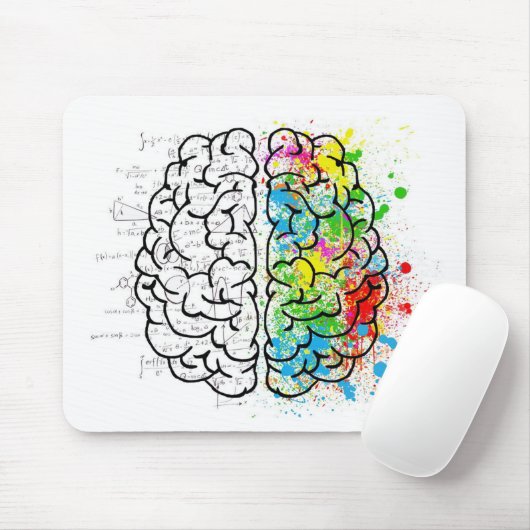 Gehirn-Reihe Mousepad (Mit Mouse)