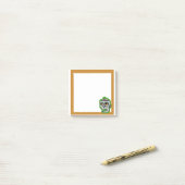 Gehirn schläft Zombie Note Post-it Klebezettel (Auf Schreibtisch)