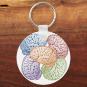 Gehirn Schlüsselanhänger (Vorderseite)