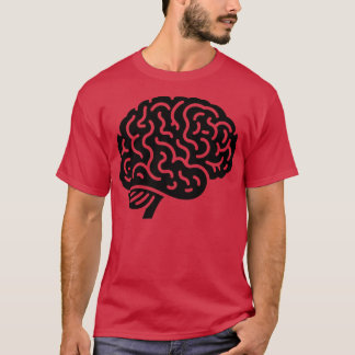 Gehirn-Silhouette T-Shirt