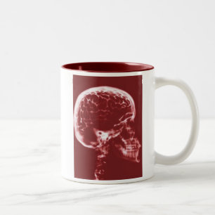 Gehirn-Tasse Zweifarbige Tasse