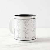Gehirn-Tasse Zweifarbige Tasse (Vorderseite Links)