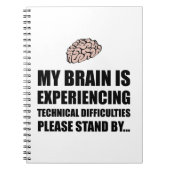 Gehirn-technische Schwierigkeiten Notizblock (Vorderseite)