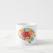 Gehirn übersetzt Espresso-Tasse Espressotasse (Vorderseite)