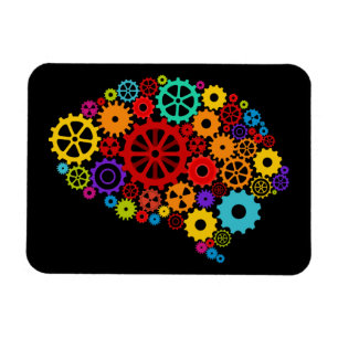 Gehirn übersetzt flexiblen Magneten Magnet